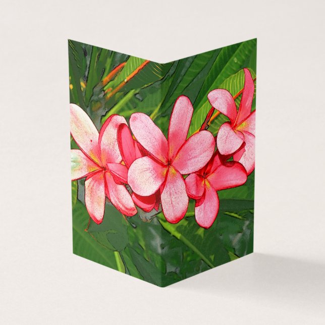 Tarjeta Plumerias (Exterior)