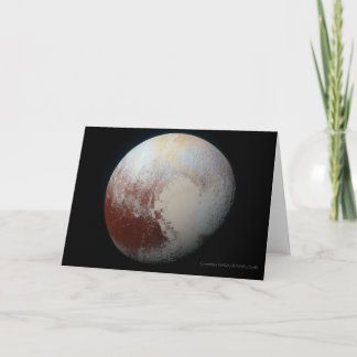 Tarjeta Plutón - el planeta enano más grande