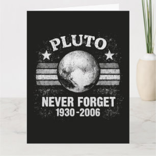 Tarjeta Plutón Nunca Olvides