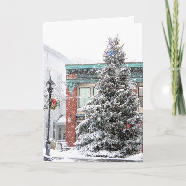 Tarjeta Plymouth MAMÁES árbol de Navidad (Anverso)