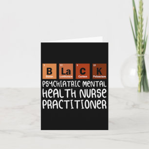 Tarjeta Pmhnp Enfermera Psiquiátrica de Salud Mental Profe