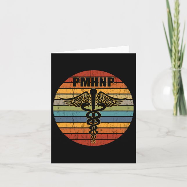 Tarjeta Pmnhp Enfermera Psiquiátrica Profesional Médico Ca (Anverso)