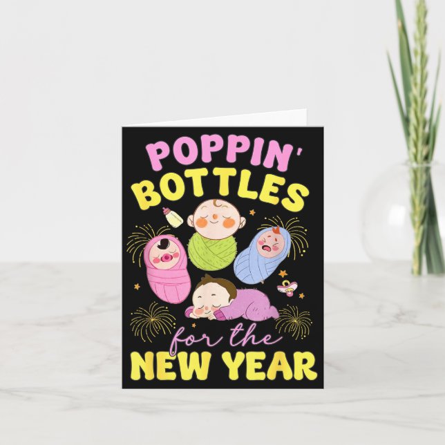 Tarjeta Pn' Bottles For The New Year 2026 Labor &amp; Deli (Anverso)