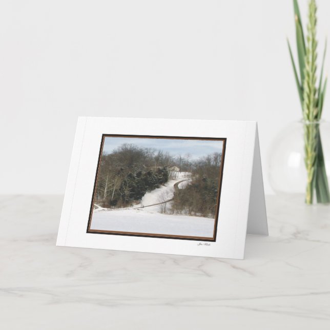 Tarjeta Poca casa en las maderas (Anverso)