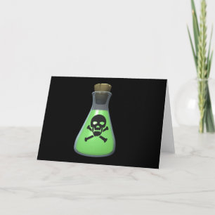 Tarjeta Poción verde tóxica