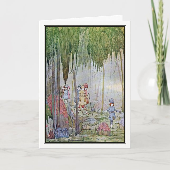 Tarjeta Poco pulgar de Harry Clarke (Anverso)