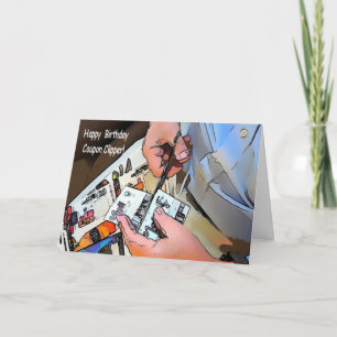 Tarjeta Podadoras de cupón del feliz cumpleaños