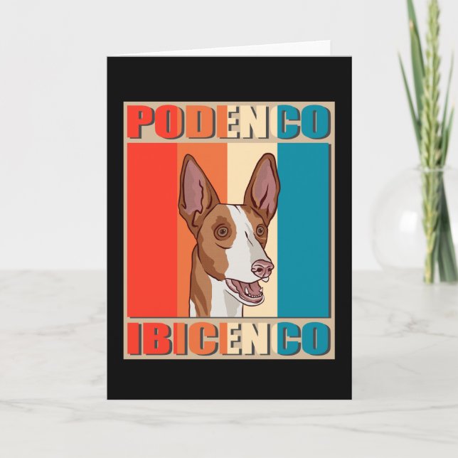 Tarjeta Podenco Ibicenco | Dog Owner Ibizan Hound (Anverso)