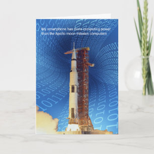 Tarjeta Poder informático Apolo 11