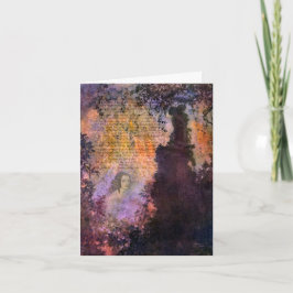 Tarjeta Poe al collage de señora Marie Louise (Shaw)