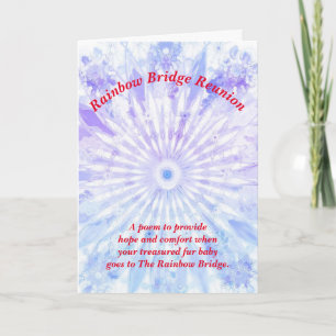 Tarjeta Poema: Confort Para La Pérdida De Mascotas; PB, do