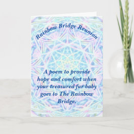 Tarjeta Poema: Consuelo por pérdida de Mascotas; PBP, dobl