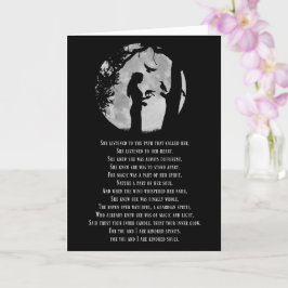 Tarjeta Poema De Cumpleaños Feliz Inspirado En Wicca Con R