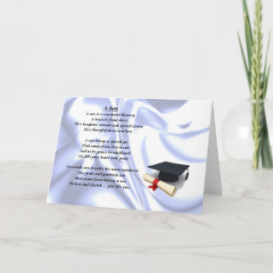 Tarjeta Poema de graduación Son