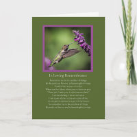 Poema de recuerdo de solidaridad con Hummingbird