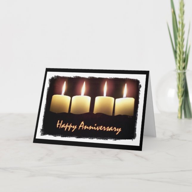 Tarjeta Poema del aniversario (Anverso)