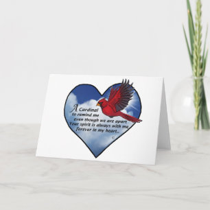 Tarjeta Poema del Cardenal Heart
