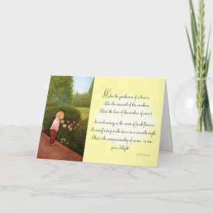 Tarjeta Poema del Día de la Madre