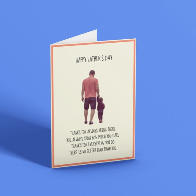 Tarjeta Poema del Día del Padre (Subido por el creador)