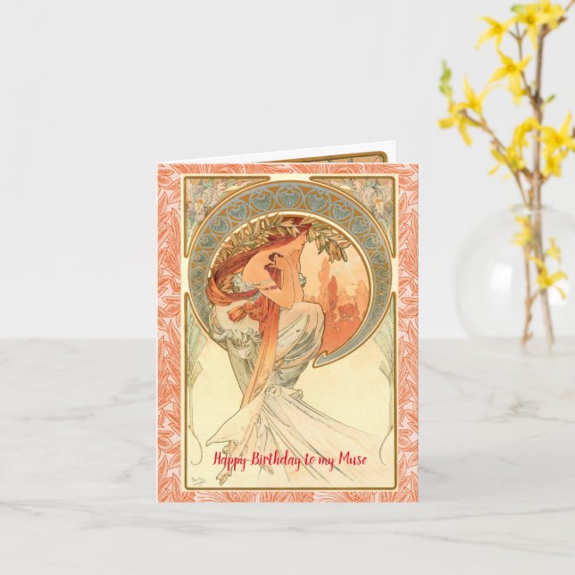 Tarjeta Poesía, cumpleaños feliz (flor amarilla)