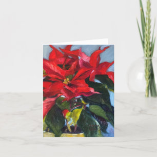 Tarjeta Poinsettias