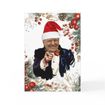 Poinsettias y Berries Navidades de Trump