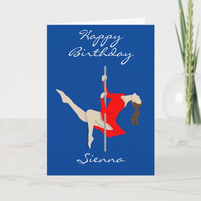 Tarjeta Pole Fitness (Anverso)