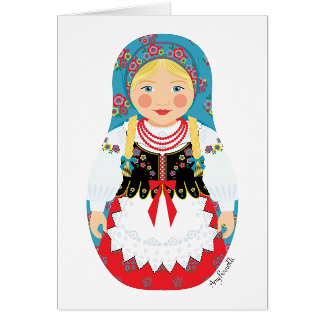 Tarjeta Pole Matryoshka (Frente)