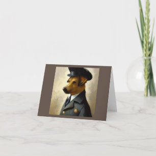 Tarjeta Policía de perros