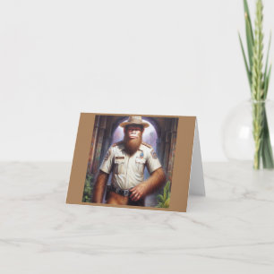 Tarjeta Policía de pie de página