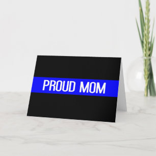 Tarjeta Policía - la mamá orgullosa de la policía enrarece