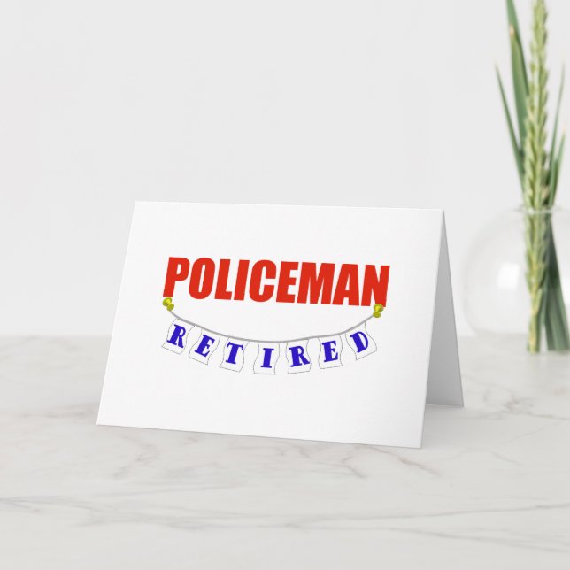TARJETA POLICÍA RETIRADA (Anverso)