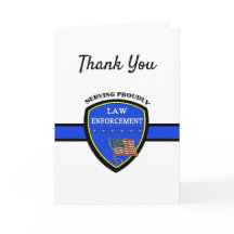 Tarjeta policial de cumplimiento de la ley