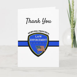 Tarjeta policial de cumplimiento de la ley