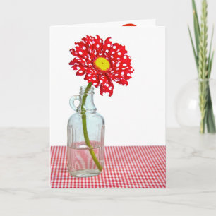 Tarjeta Polka Dot Birthday Daisy
