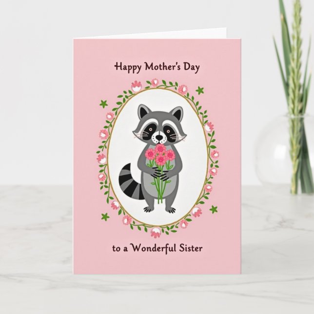 Tarjeta Polka Dot Creature Floral Tribute Card (Anverso)