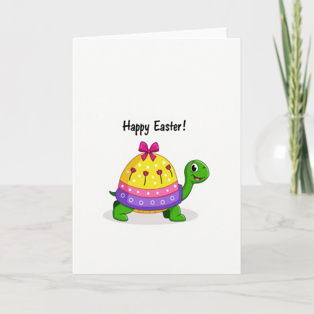Tarjeta Polka Dot Easter Reptile Card (Anverso)
