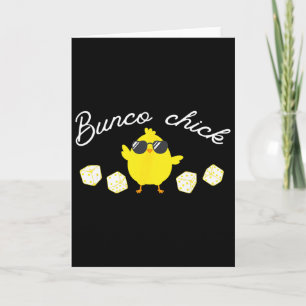 Tarjeta Pollita Bunco Pascua Primavera Bunco Dados