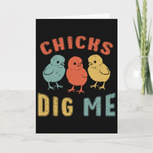 Tarjeta Pollitos del Domingo de Pascua Me Divierten Muchac