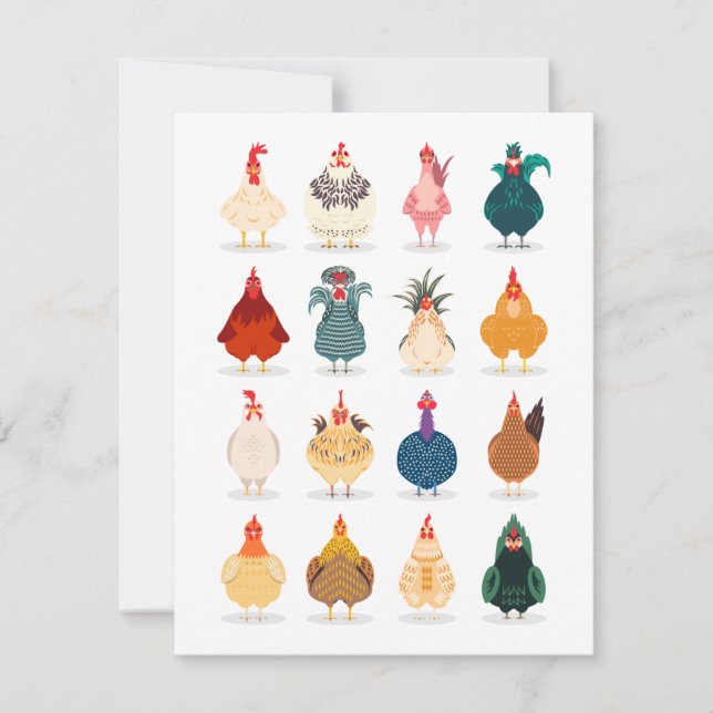 Tarjeta Pollo blanco (Anverso)