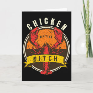 Tarjeta Pollo de cangrejos de agua dulce Cajun mariscos F