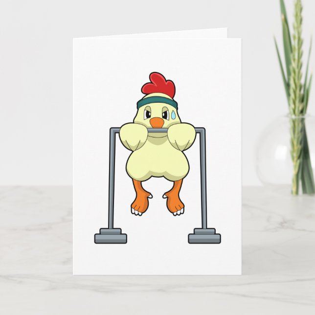Tarjeta Pollo en Fitness Dominadas (Anverso)