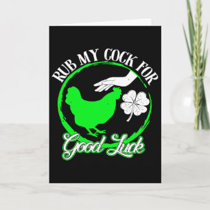 Tarjeta Pollo Frota Mío Por Buena Suerte Día De San Patric
