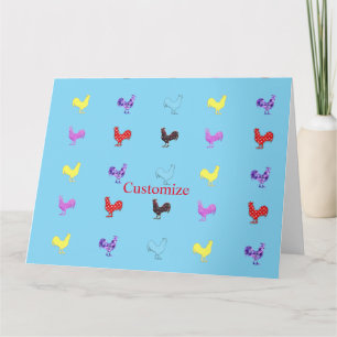 Tarjeta Pollo Hens Thunder_Cove