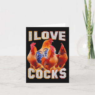 Tarjeta Pollo que amo S