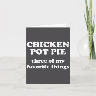 Tarjeta Pollo T E Tres De Mis Cosas Favoritas Divertida Na