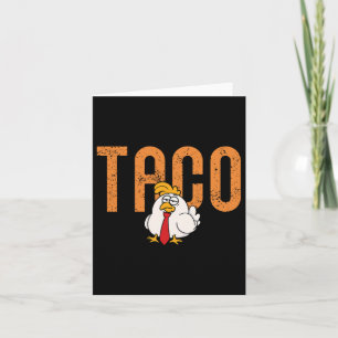 Tarjeta Pollos divertidos fuera de T.a.c.o