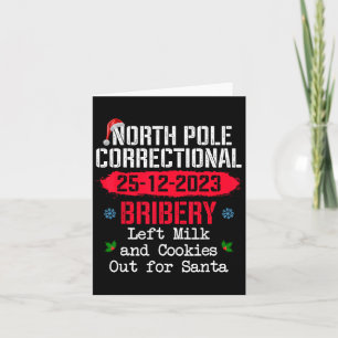 Tarjeta Polo Norte Correccional Soborno Izquierda Galletas
