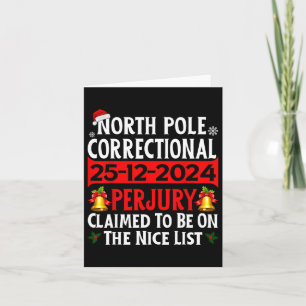 Tarjeta Polo Norte Perjurio Correccional 2024 Fami coincid