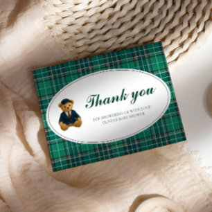 Tarjeta Polo Teddy Bear Baby Shower Gracias